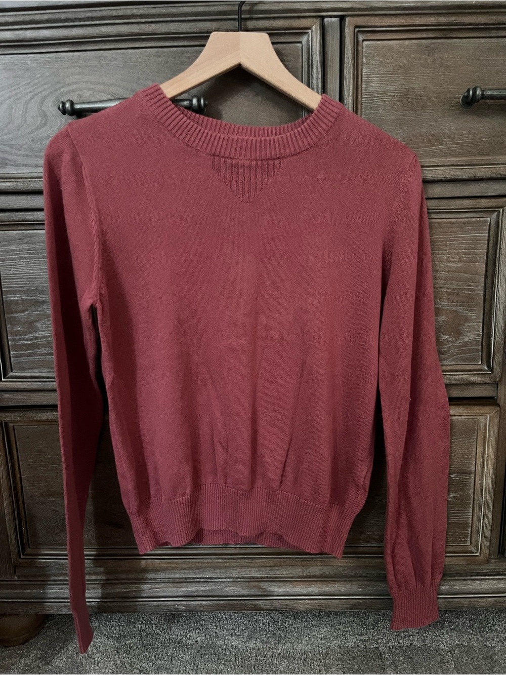 Pact Mauve Crewneck Sweater